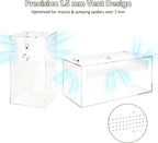 Jumping Spider Enclosure Set, Terrestrial Arboreal Combo, Acrylic Tarantula Terrarium, Praying Mantis Habitat, No Assembly, 2-Size Kit, Large