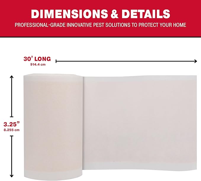 Catchmaster Tree Shield Lantern Fly & Ant Traps Insect Barrier, 4 Rolls 30ft Each, Outdoor Adhesive Crawling Insect Trap to Protect Trees, Fruit & Plants, Pest Control Lawn & Garden