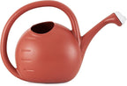 2 Gallon Plant Watering Can - Large Plastic Garden Water Pot with Dual Spray Options for Indoor Outdoor Plants Flower, Clay