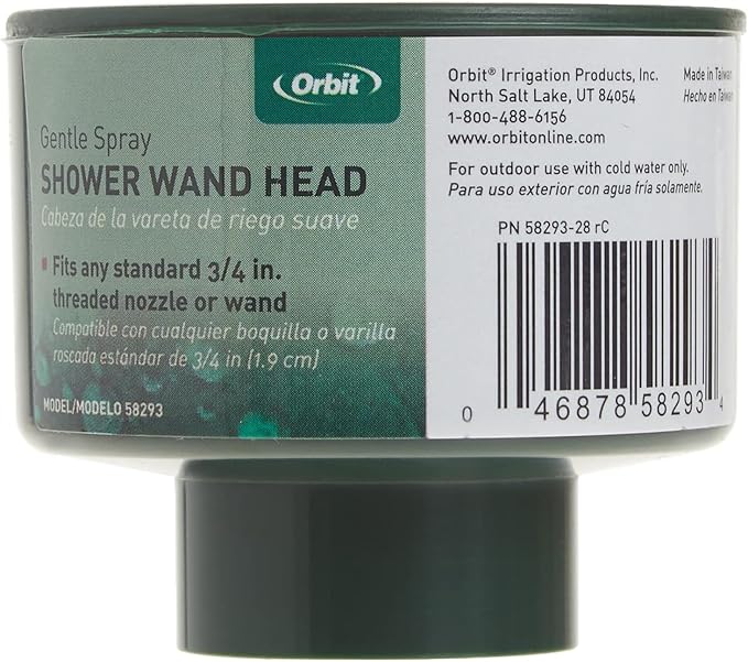 Orbit 10- Pack Hose-End 58293 Shower Wand Head
