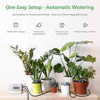 82FT Automatic Plant Watering System–HEKIWAY 390 Adjustable Watering Modes, Supports 30 Pots | Indoor Garden System & Vacation Plant Watering Devices, Auto Watering for Plants Outdoor