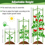4Pack Tomato Cage for Garden Plant Support, Up to 48inch Garden Stakes Tomato Cage, Tomato Trellis for Potted Plants, Tomato Cages Plant Stakes Trellis for Climbing Plants Vegetables Flowers