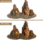 Dragon Rocks Aquariums Stones Natural Rocks for Aquascaping, Aquariums, Terrariums, Vivariums Decorative Stone,Reptile Enclosures,Paludariums,and Gardens-10lb（2 to 7 inch）