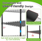 Abimars 4-Tier Greenhouse with Wheels, Height-Adjustable Shelves Metal Plant Shelf with PVC Cover for Seed Starting Trays, Seedling Pots, Plant Pots, 13x29x73inch