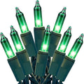 HISHINY Green String Lights 100 Count Mini St. Patrick's Day Decorations Lights with Green Wire for Outdoor Christmas Decorations Indoor Decor,UL Certified (21feet)