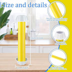 Qualirey 8 Pcs Fly Traps for Indoor Outdoor Hanging Fruit Fly Stick Trap Sticky Mosquito for Home Insect 10 x 2.5 Inches (Bright,Yellow)