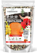 GARDENWISE Elite 8-10-10 Professional Fertilizer for Banana, Flowering, and Fruit Trees, Ornamentals - Boosts Flowering & Fruiting - for Indoor & Outdoor Plants (4 QUARTS)