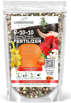 GARDENWISE Elite 8-10-10 Professional Fertilizer for Banana, Flowering, and Fruit Trees, Ornamentals - Boosts Flowering & Fruiting - for Indoor & Outdoor Plants (4 QUARTS)
