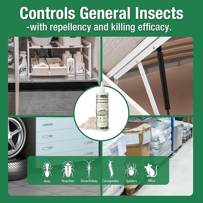 EcoVenger Bed Bug Defense-in-A-Box, Bed Bug Killer 16oz+ DEssential Dust+ Monitor Trap, Comprehensive Bed Bug Eradication Total Protection/Elimination/Residual on All Bug Life Stages, Child&Pet Safe