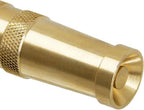 Triumpeek Solid Brass Hose Nozzle, 4 Pack 4"L Heavy Duty Brass Garden Hose Nozzle with 8 Rubber Washers