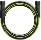 Worth Leader Short Garden Hose 5/8 in. x 4 ft. -No Kink, Flexible, Leakproof, Both Female Fittings -Heavy Duty Durable PVC Lightweight Water Pipe with Brass Aluminum Ends for Household & Yard Use