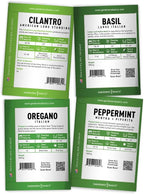 8 Herb Seed Starter Kit – Grow a Variety of Fresh Culinary Herbs – Non-GMO Heirloom Seeds, Complete Indoor & Outdoor Grow Kit, Perfect for Home Gardens & Cooking