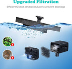 Mademax 1W Solar Bird Bath Fountain Pump, Solar Fountain, Free Standing Floating Solar Powered Water Fountain Pump for Bird Bath, Garden, Pond, Pool, Outdoor