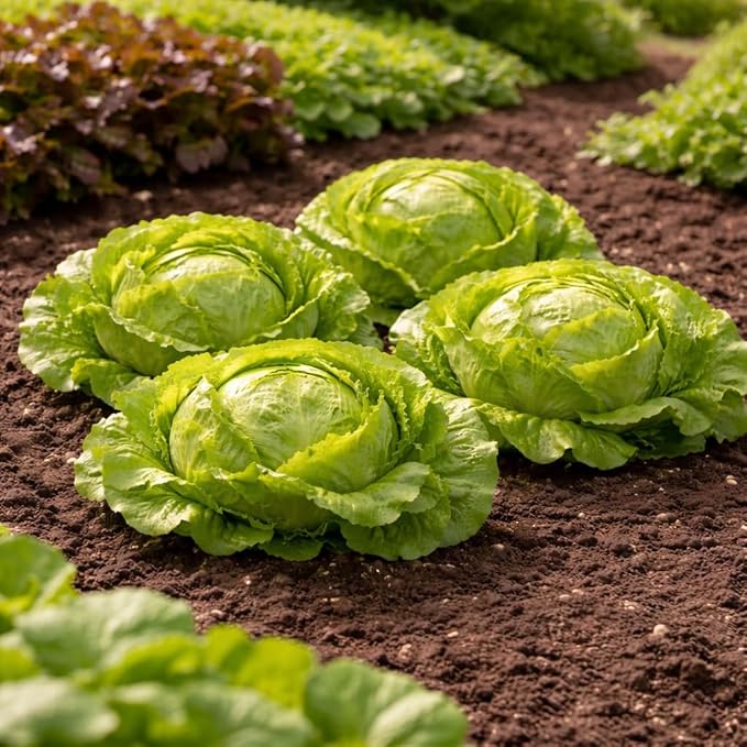 Buttercrunch Lettuce Seeds – Soft Butterhead Leaves, Compact Loose Heads for Home Gardens, Raised Beds & Containers