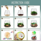 LAOESE Dinosaur Terrarium Kit for Kids - Dino Kid Crafts with DIY Moon Lamp Kit - Birthday Gifts for Boys Ages 4 5 6 7 8-12 Year Old - Arts and Crafts for Boy and Kids