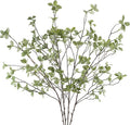 41” Artificial Greenery Stems, Long Fake Plant Twigs Faux Greenery Branches for Tall Vase Home Party Wedding Office Decor (4 Pcs)