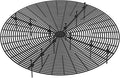 20.5 Inch Large Round Plant Pot Grid Cover, Cuttable Flower Pot Soil Covers Protectors from Animals, Dog Cat Digging Stopper with Deep Stakes for Indoor Outdoor Gardening (Black)