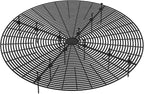 20.5 Inch Large Round Plant Pot Grid Cover, Cuttable Flower Pot Soil Covers Protectors from Animals, Dog Cat Digging Stopper with Deep Stakes for Indoor Outdoor Gardening (Black)