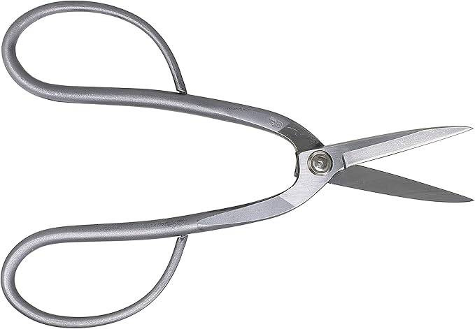 KAKURI Ashinaga Bonsai Scissors Made in Japan 8.5", Japanese Stainless Steel Blade, Long Handle Bonsai Shears for Precision Pruning and Trimming