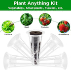 50 Pack Grow Baskets for Hydroponic Growing System, Seed pods Basket Compatible with aero Garden Grow Sponge Starter pods