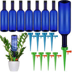 SiliFine Plant Watering Devices with Self Watering Spikes and 26 oz Plastic Bottles Plant Waterer Devices with Adjustable Control Valve Switch Indoor Outdoor