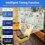 Professional Automatic Drip Irrigation Kits, Solar Dual Pump Garden Plant Watering System Indoor Outdoor, Watering Device Intelligent Timing Rainwater Sensing Drip Irrigation