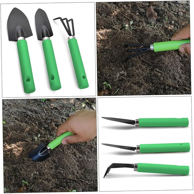 UPKOCH 2 Sets Miniature Planting Tool Indoor Succulent Transplanting Kit for Bonsai Potted Plants Gardening Tools Easy to Hold for Adults