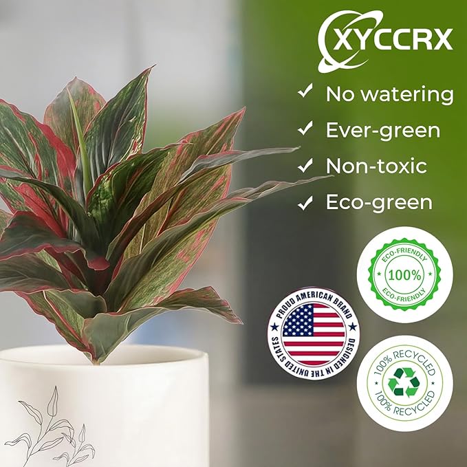 6 Pack Artificial Agave Plants Outdoor & Indoor, 11 Inches Faux Agave Plants,Not Prone to Fading Artificial Outdoor Plants for Garden, Patio, Porch, Desk Decor Excluding the Flowerpot