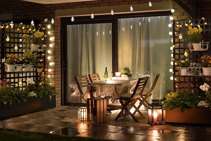 Metal Planter Box with Trellis, 71"x47"x16" Raised Garden Bed Outdoor with Privacy Screen & Lattice Trellis & Lockable Casters, Vertical Garden Box with Drainage Hole for Climbing Plants, Vegetable