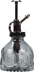 TOMEX Glass Plant Mister Spray Bottle 200ML Vintage Style Plant Spritzer Small Sprayer Mister Succulent Watering Bottle with Top Pump Watering Can for Indoor Outdoor House Plants,Flowers (Grey)