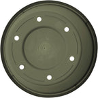 Bloem Terra 6" Diameter Round Living Green Resin Planter Pot with Drainage Holes for Indoor and Outdoor Gardening