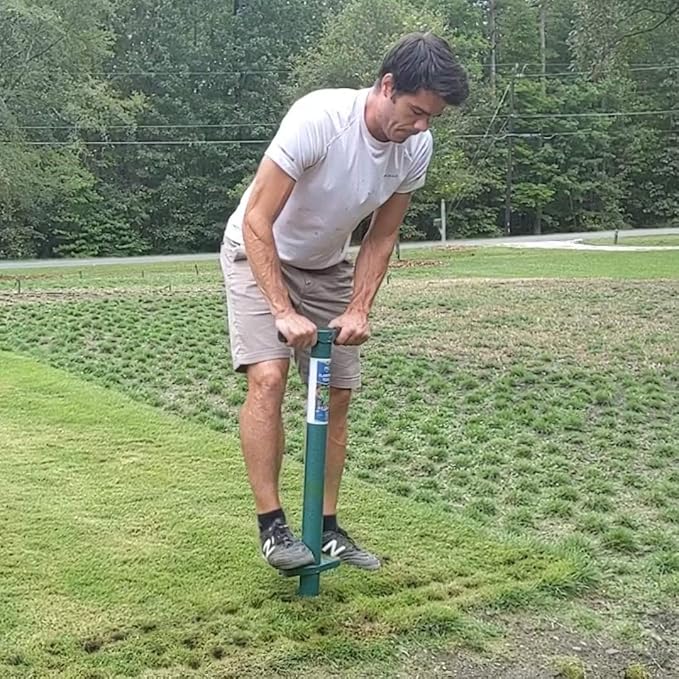 ProPlugger 5-IN-1 Lawn Tool and Garden Tool, Bulb Planter, Weeder, Sod Plugger, Annual Planter, Soil Test