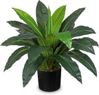 GnFlus Faux Plants 17'' Dracaena Artificial Plants Indoor Yucca Fake Potted Plant with 19 Leaves Tropical Silk Plant for Home Living Room Dining Table Kitchen Counter Office Shelf Décor