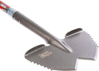 Root Slayer 22711 XL Serrated Garden Edger for Landscaping, Soil Cutting, and Clean Lawn Borders, Steel Tool, Red
