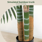 Artificial Palm Tree, Tall Tropical Palm Tree Faux Palm Plant for Indoor Outdoor Office House Living Room Home Decor