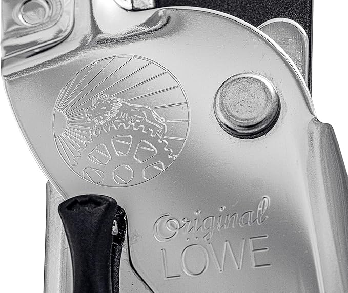 Original LÖWE 5, 100-Year Anniversary Edition - Professional Anvil Pruning Shears 5.100 Made of Metal with Stainless, Non-Stick Coated Steel Blade and Handcrafted Leather Holster