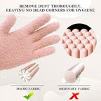 Evridwear Microfiber Gloves for Plant Dusting,Reusable Leaf Cleaning Glove for Houseplants,Blinds,Furniture and Small Objects