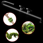 FEBSNOW Aquarium Suction Cups, Fish Tank Suction Cups Aquarium Suction Cup Clip Suction Hooks with 30 PCS Adjustable Cable Ties for Plants, Planter, Binding Moss Shrimp Nest (20)