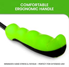 Garden Guru Hook Weeder Tool & Cultivator with Ergonomic Handle – High Carbon Steel Root Weed Puller Cultivator for Dandelion Weeding, Digging, Edging, Planting - Lightweight & Rust Resistant