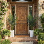 Aveyas 5ft Artificial Palm Tree for Home Decor,5 Feet Faux Plant Fake Silk Tropical Kentia Areca Trees for Indoor Outdoor House Living Room Office Porch Garden(5 ft Tall with Raised Pot)-Set of 2 Pack