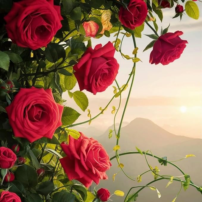 500+ Perennial Climbing Rose for Planting Bush Vine Climber Fragrant Butterfly Rare Non-GMO Heirloom Flower Seed Outdoor Garden