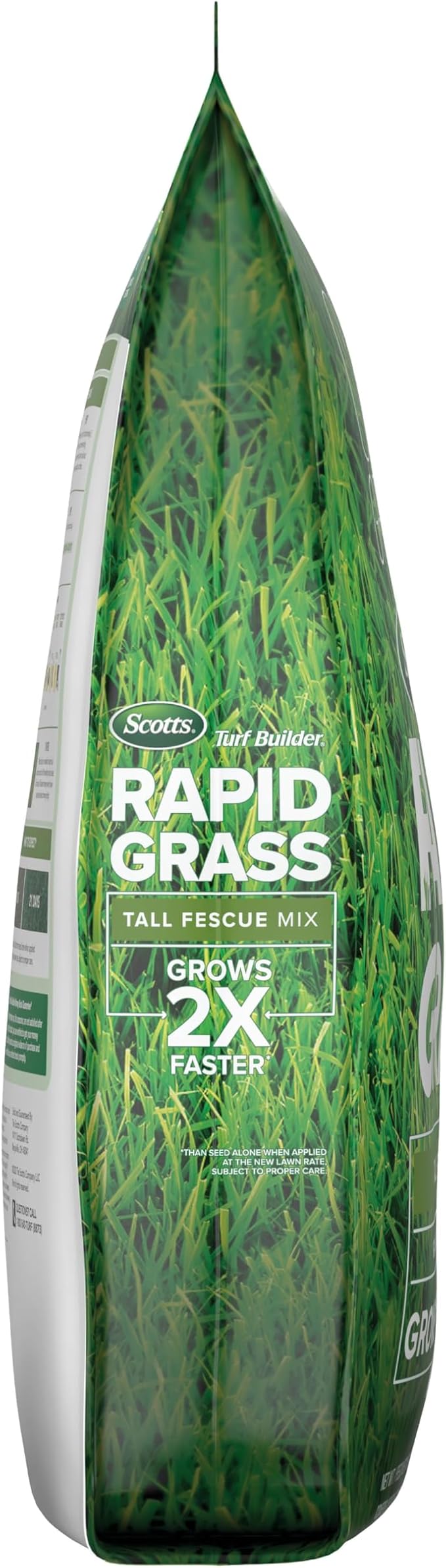 Scotts Turf Builder Rapid Grass Tall Fescue Mix - Combination Grass Seed and Fertilizer for Lawns, Lawn Seed That Grows in Just Weeks, 16 lbs.