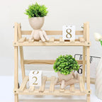 MAKHOT 4pcs Fake Succulents for Office Decorations, Artificial Succulents Plants for Work Desk, Faux Mini Plants Home Decor - Small Plant for Office Women Cubicle Decoration(Cream Color)