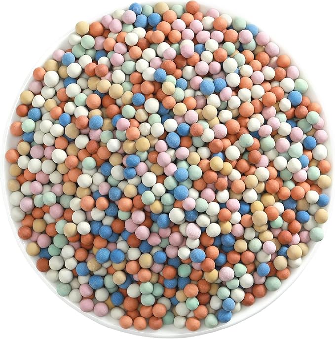 180g Garden Soil,Clay Pebbles Gardening Ceramsite Orchid Rocks Drainage Water Purification Ceramsite Decor Cultivation Soil Stone Horticultural Grade for Soil Hydroponics Aquaponics,Diameter 8-10mm