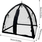 Plant Covers from Animals - 22x22x22in Fruit Safety Support,with Stakes Zipper Animal-Proof Mesh Plant Cage - for Flower Vegetables Chicken Bird Squirrel Rabbit Prevention Outdoor Balcony Yard Garden