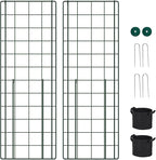 Cucumber Trellis for Garden - 2 Pack, 48" L x 16" W Garden Trellis for Climbing Plants Outdoor with Support Structures, A Frame Trellis for Climbing Vegetables Peas, Vine, Bean