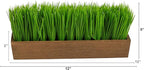 12in. Grass Artificial Plant in Decorative Planter