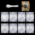 Supking 8 Pcs Air Layering Pods Plant Rooting Grow Propagation Ball Small Transparent Assisted Cutting Rooting Grafting Device Root Box for Plants