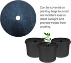 12Pcs Tree Protection Weed Mats, Tree Protection Weed Block Mulch, Weed Barrier Mat Tree Mat, Round Weed Barrier Plant Cover, Weed Mats Covering Ring for Indoor Outdoor Gardens(42cm)