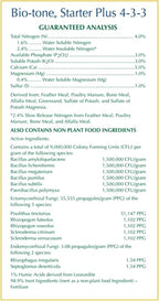 Espoma Organic Bio-Tone Starter Plus 4-3-3 Natural & Organic Food with Both Endo & Ecto Mycorrhizae; 8 lb. Bag; The Ultimate Starter Plant Food